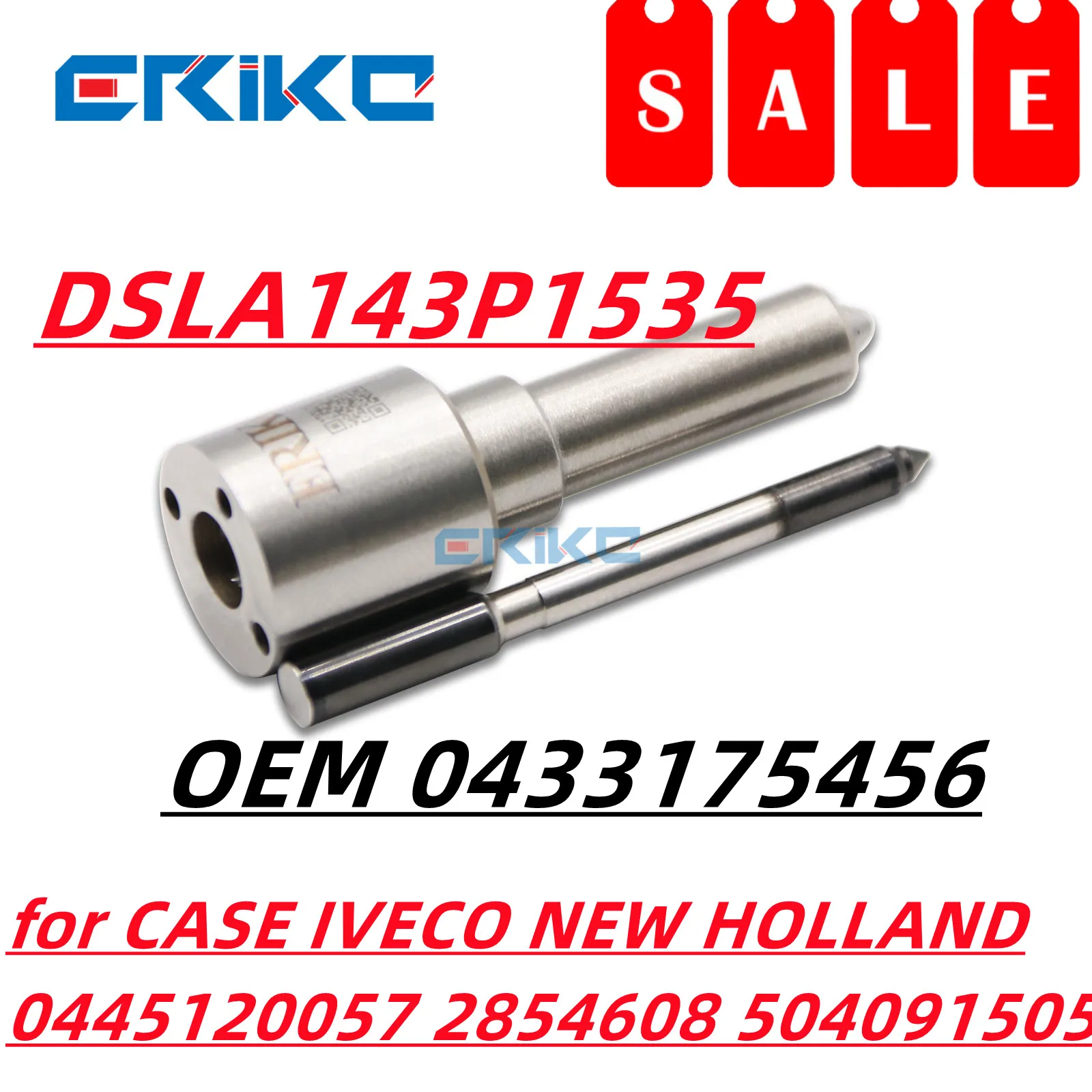 DSLA143P1535 0433175456 Fuel Injector Nozzle Tip DSLA 143P1535 Atomizer for CASE IVECO NEW HOLLAND 0445120057 2854608 504091505