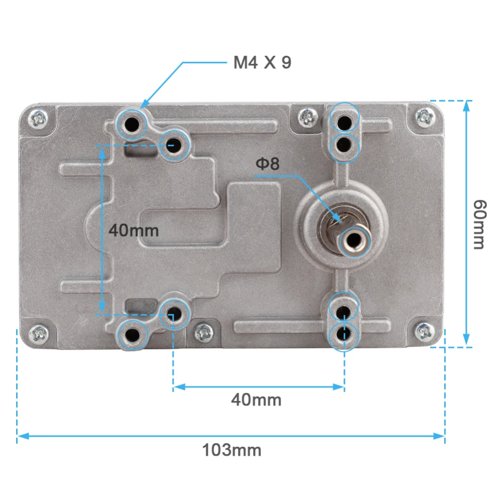 New Arrival Takanawa 555 Metal Gear Motors 12V-24V DC Reduction Gear Motor High Torque Low Noise