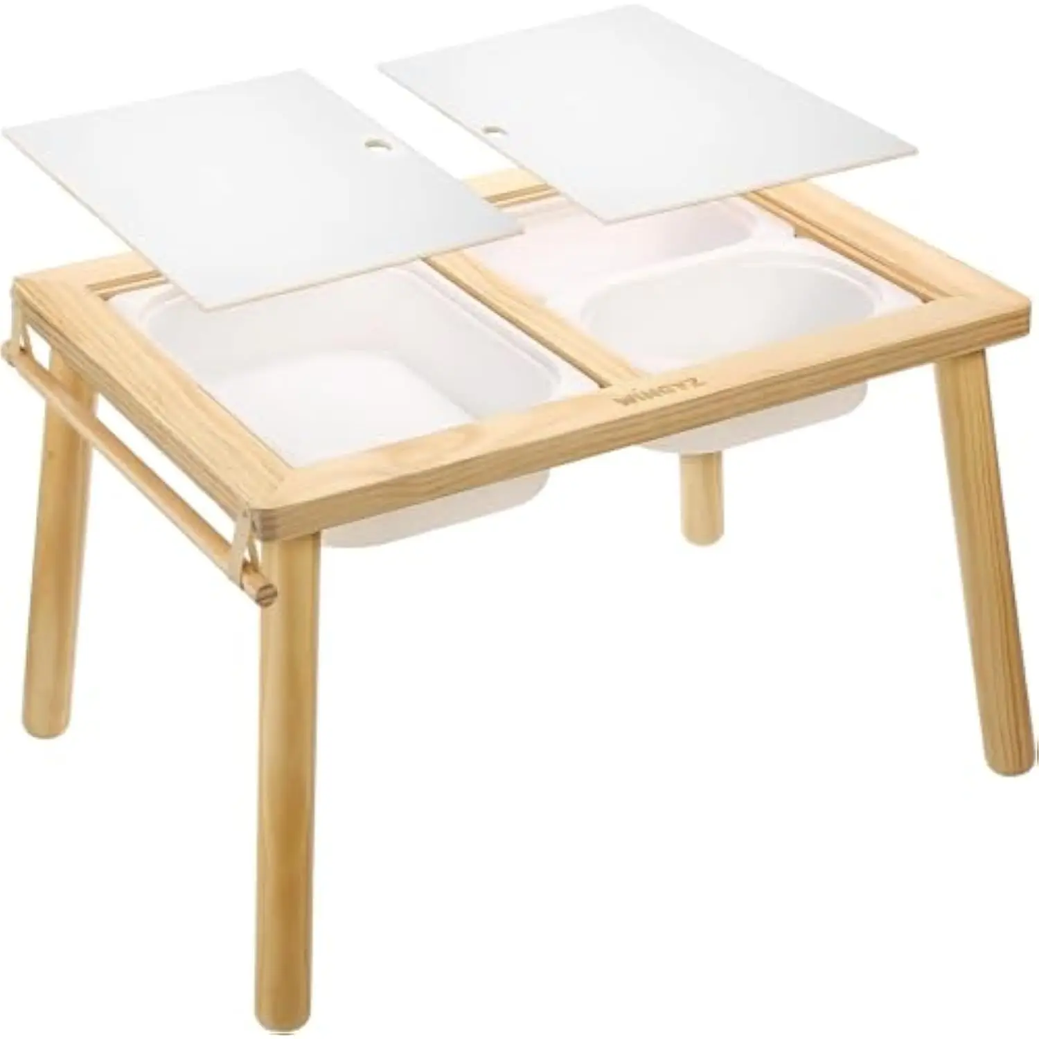 

Kids Table for Play Study Dining Toys Storage, Sensory Tables for Toddler, Activity Table with Storage Bins Birthday Gifts for