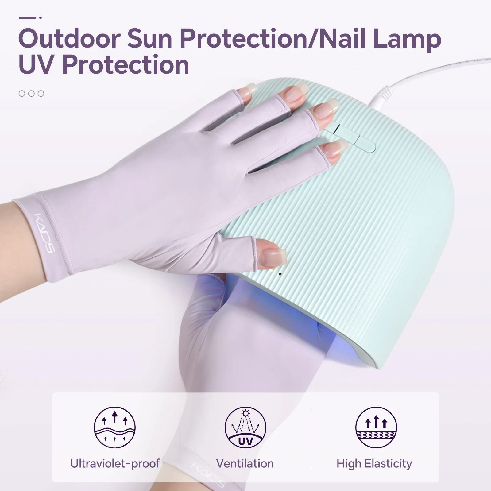 2 szt./para Rękawiczki do paznokci odporne na UV, ochrona dłoni przed promieniowaniem UV, lampa susząca, ochrona do manicure, narzędzia i sprzęt do zdobienia paznokci