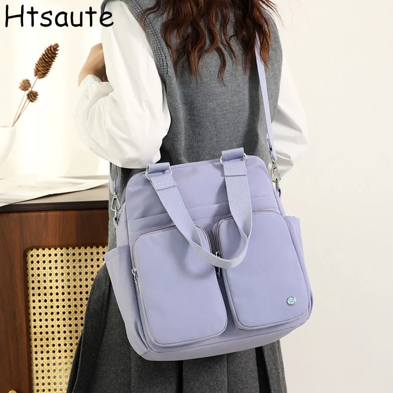 

Luxury Nylon Handbags Women Designer Retro Crossbody Bags for Ladies New Large Capacity Ladies Shoulder Messenger Bag Purse