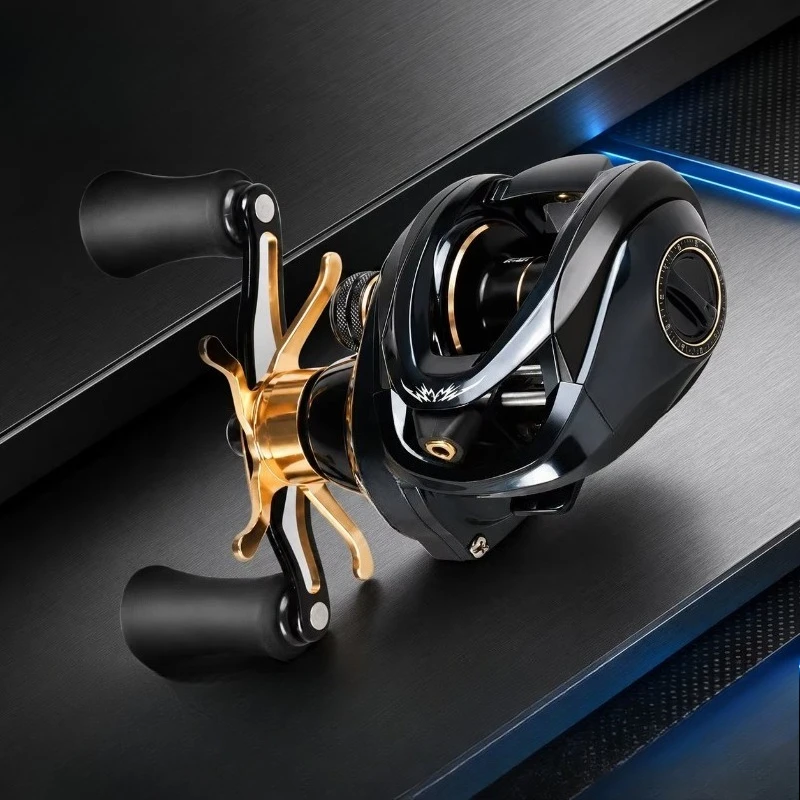 New metal rotor 8kg braking force, high rate magnetic brake, left hand bait fishing wheel