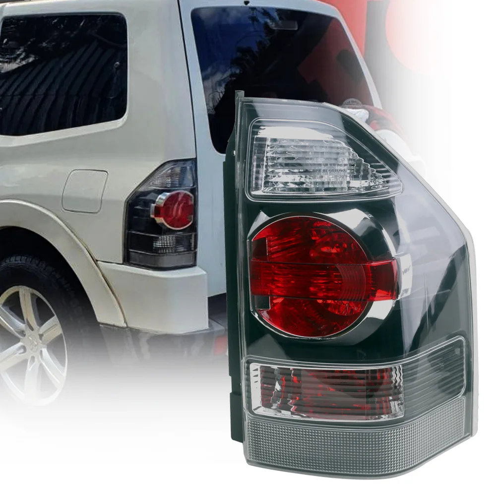 

Compatible with 2003-2007 Mitsubishi Pajero V73 Rear Tail Light Assembly & Reverse/Brake Light Lens Covers (Aftermarket)