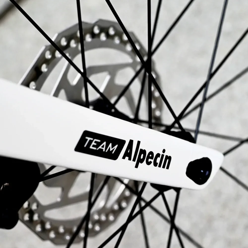 

Водонепроницаемые забавные модные аксессуары для декора своими руками: прочные виниловые наклейки Alpecin Team для рамы шоссейного велосипеда, наклейки на верхнюю трубу