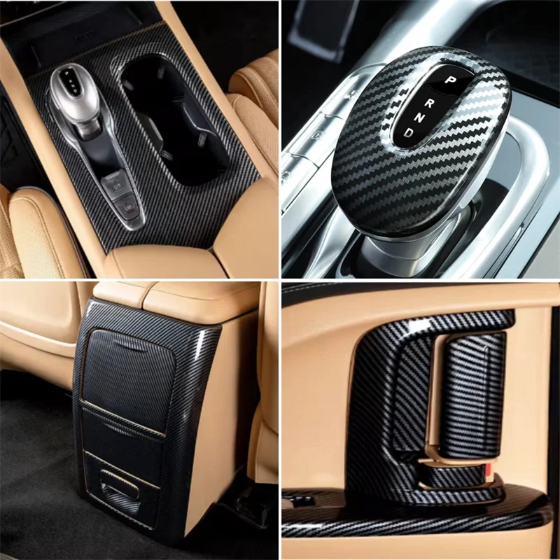 

Аксессуары для интерьера с левым рулем для Dongfeng Voyah Dreamers 2022-2024, киоски переключения передач, рама переключения передач, крышка переключателя розетки переменного тока