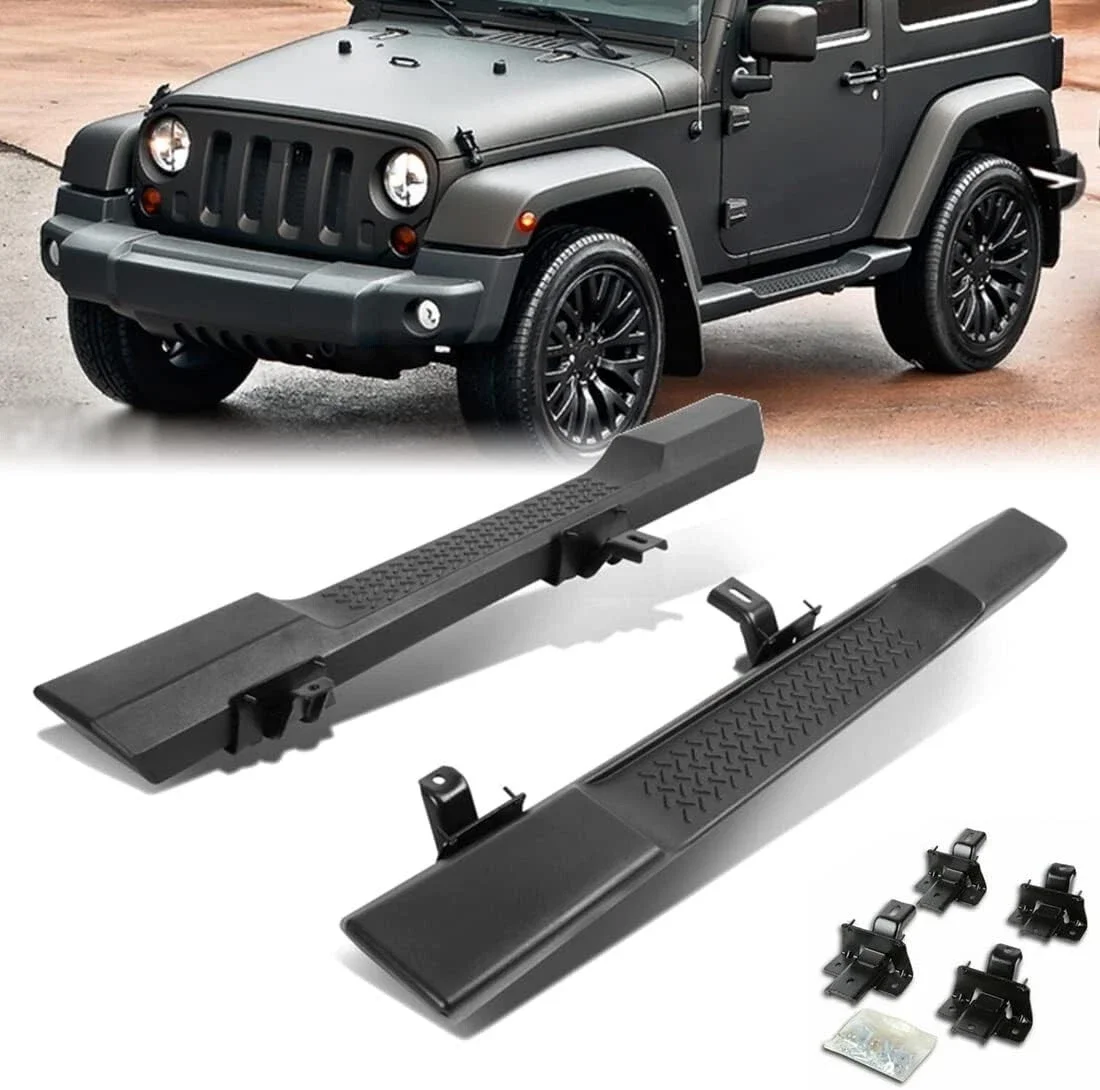 

Автомобильные детали, 2 шт., подножки, боковая ступенька, Nerf Bar для Jeep Wrangler JK 2007 2008-2018 2D
