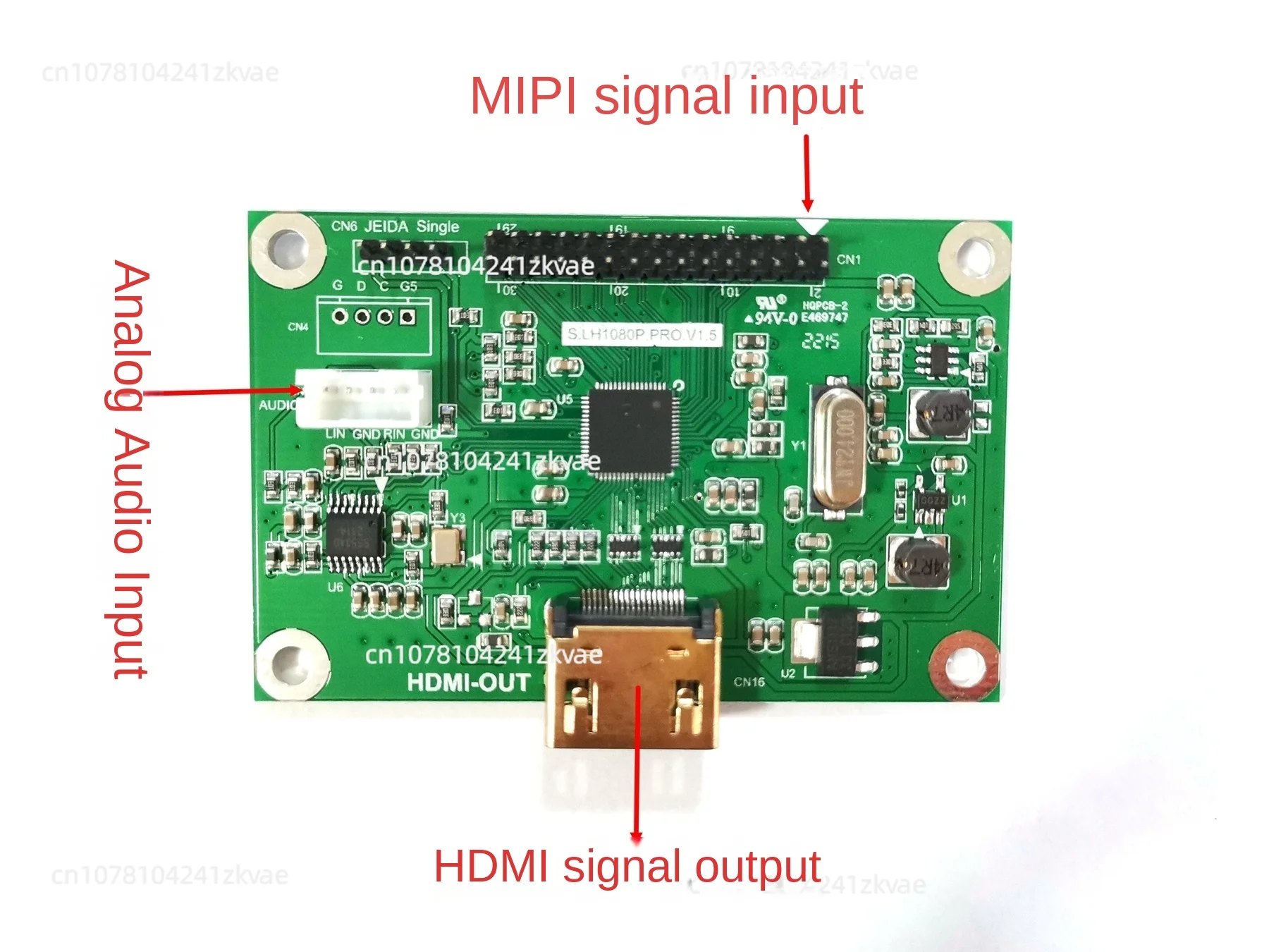 MIPI Signal to HDMI Transfer Board Mipi to Hdmi2.0 Supports Multiple Resolutions of 4K and 2K. 1080P