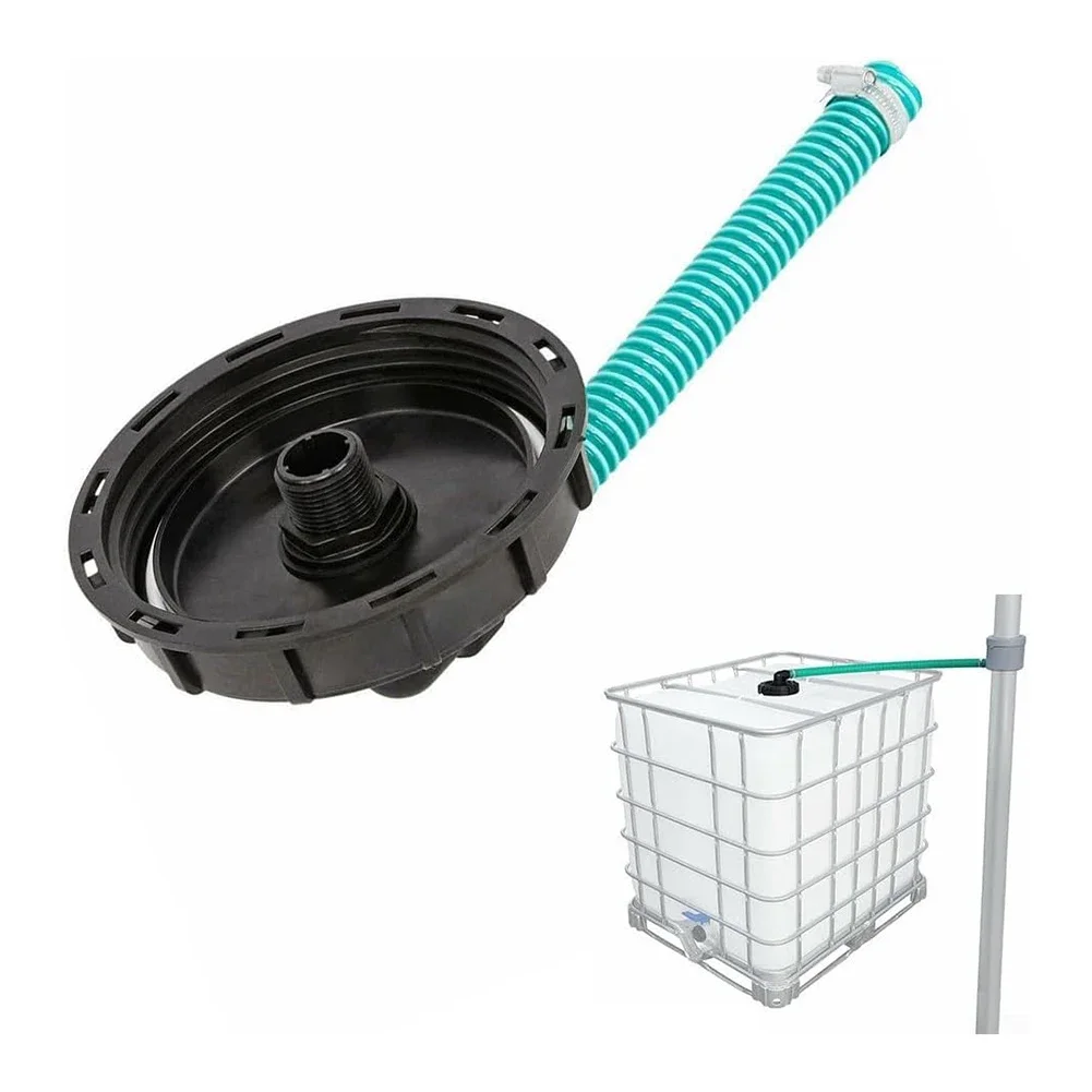 Automatic Filling Machine IBC Cover DN 150 With Spiral Hose And Connection Kit Garden Watering Devices Irrigation Equipment Part