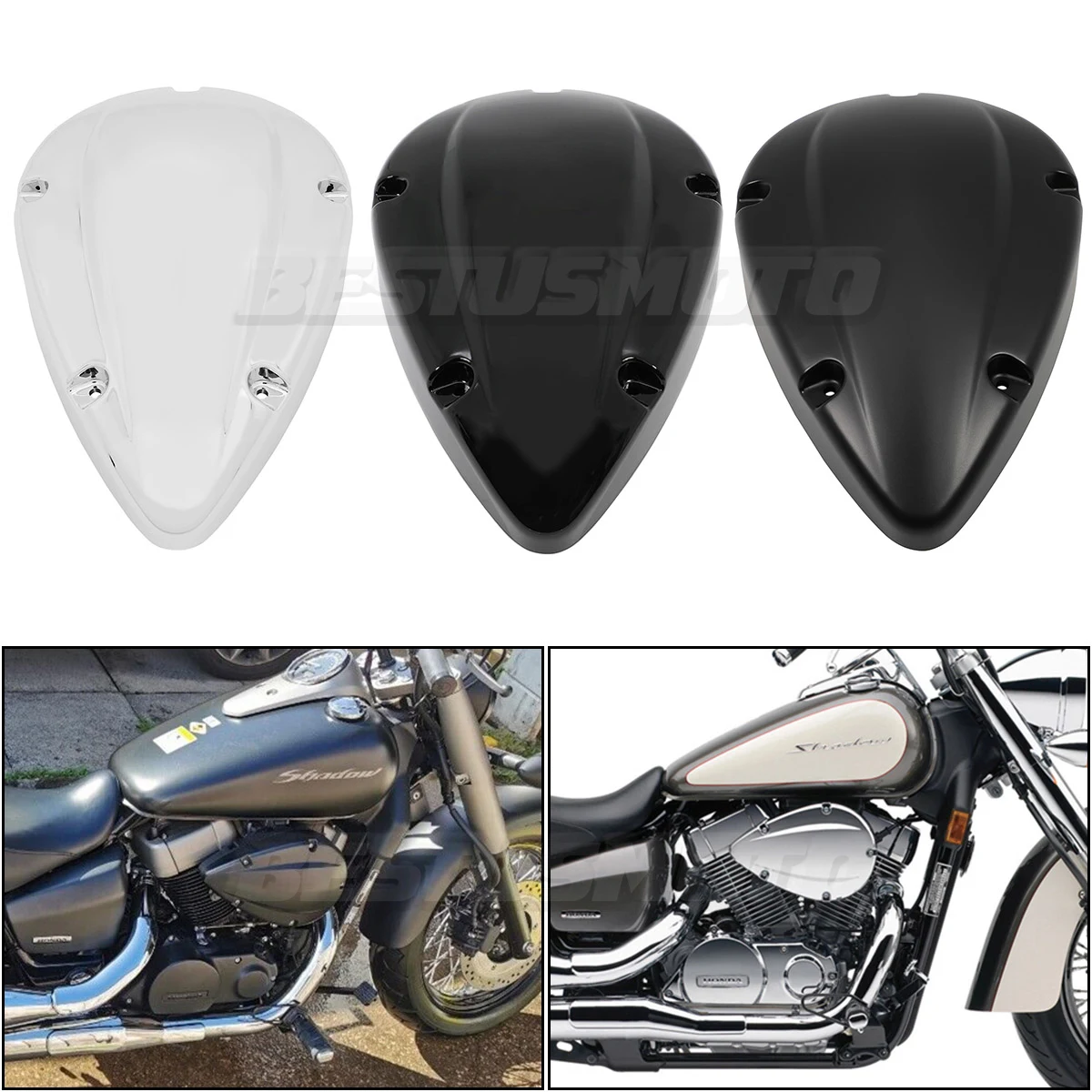 Motorcycle Parts Air Cleaner Filter Cover For Honda Shadow 750 Aero Phantom Spirit RS VT750 VT750C VT750C2 VT750C2S VT750RS