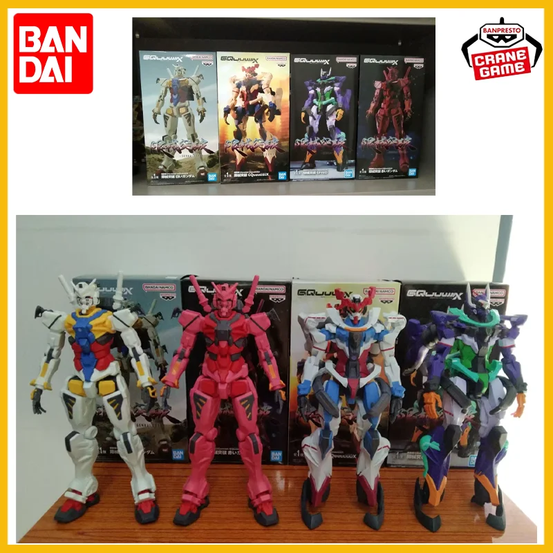 

Bandai Banpresto Gundam Gquuuux Red Gundam-Genkai Toppa аниме фигурки модель боевая поза украшение рабочего стола