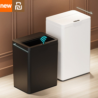Xiaomi Youpin Smart Sensor Trash Can Automatic Open Lid Touchless Stainless Steel Electric Waste Bin For Kitchen Bathroom Office