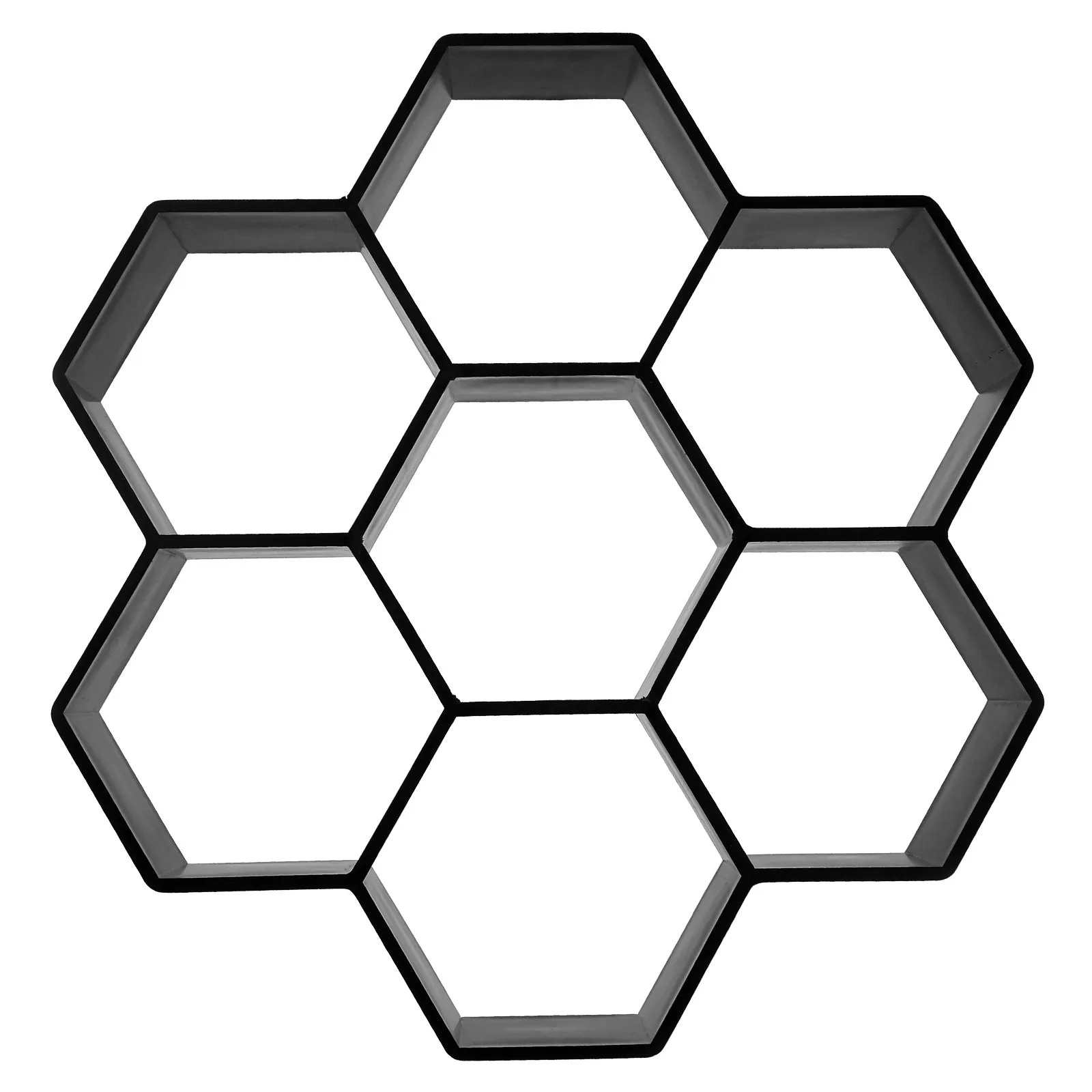 Reusable Hexagon Garden Paving Mold Plastic Cement Path Mould for DIY Outdoor Flooring Patio Walkway Courtyard Driveway Design