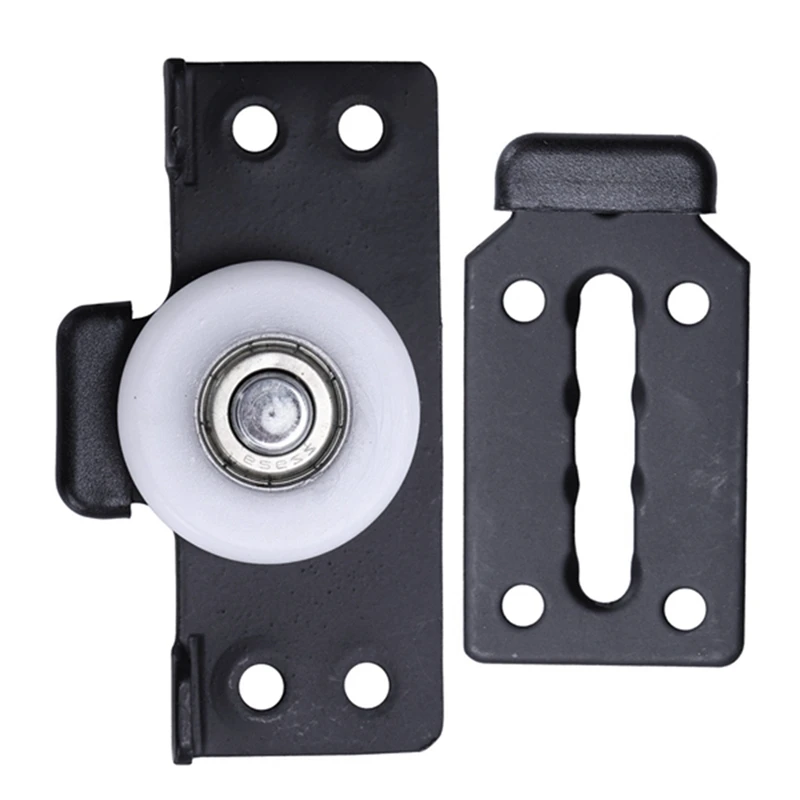 10 Sets Of Sliding Door Wardrobe Pulleys Wooden Door Sliding Door Black Hardware Accessories Silent Sliding Door Wheels