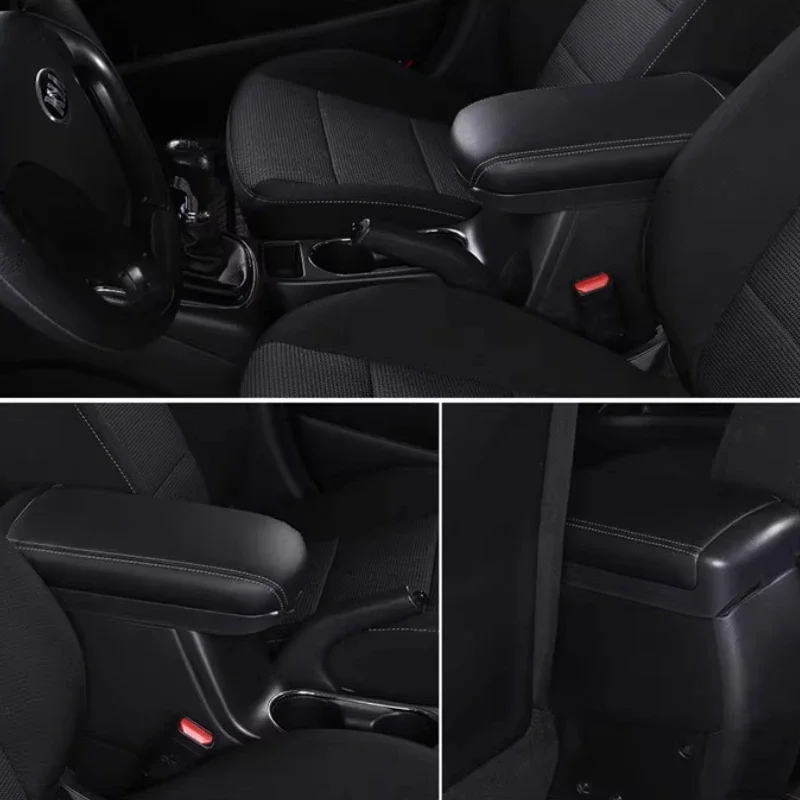 For Morris Garages MG ZS Armrest Box High-end Interior Modified Central Telescopic Slide Extended Leather Decorative Accessories