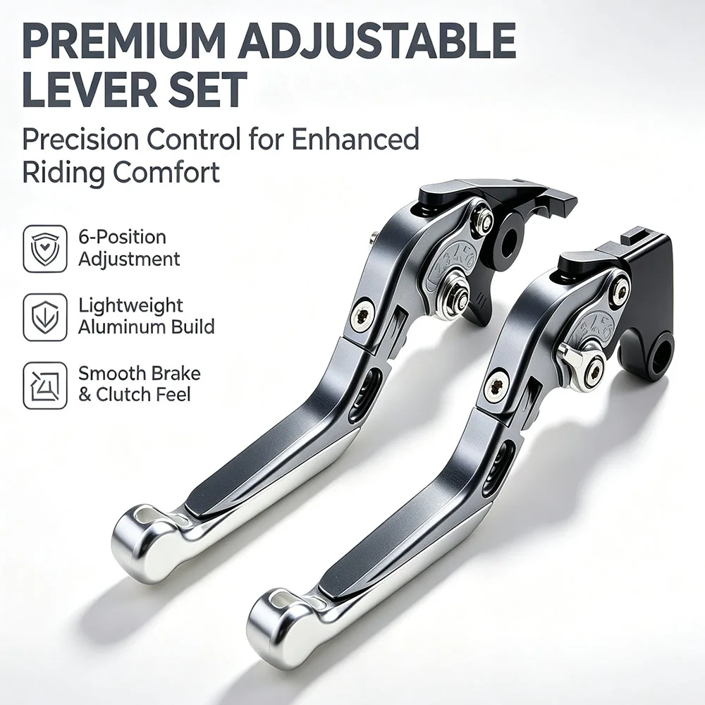 For BMW R1200GS Adventure R1200 GS Adventure 2006-2013 Motorcycle Brake Clutch Levers CNC Aluminum Adjustable Folding Extendable