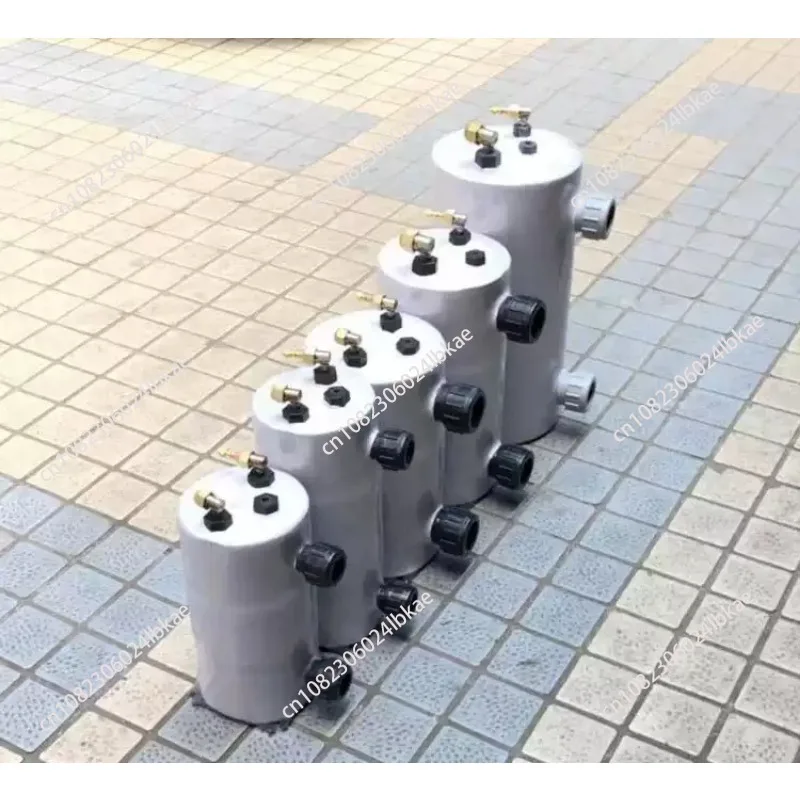 Pure titanium evaporator, titanium gun, fishpond chiller, ice bucket radiator, 1 P small volume titanium tube heat exchanger