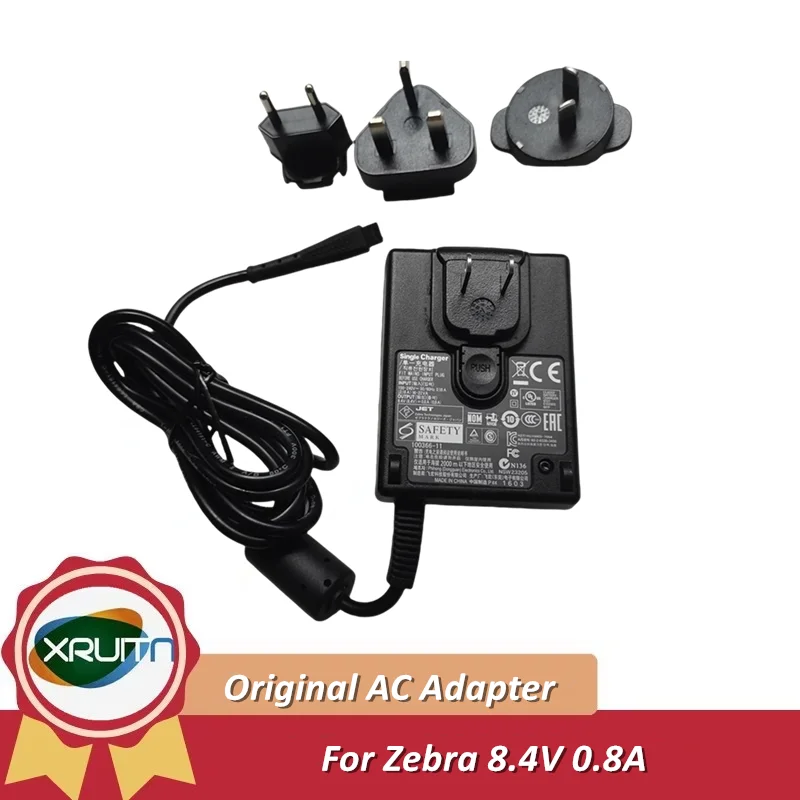 

Original 8.4V 0.8A Single Charger AC DC Adapter For Zebra Printer RW220/RW420/QL420 Power Supply LI72
