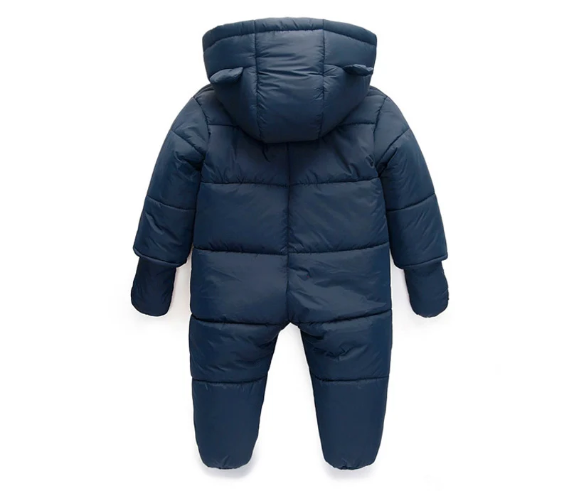 Lrcoml Halten Dicke warme Säuglingsbabyspielanzug Winterkleidung Neugeborenes Baby Junge Mädchen Strampler Overall Mit Kapuze Kind Oberbekleidung Für 0-24M – Detail 7