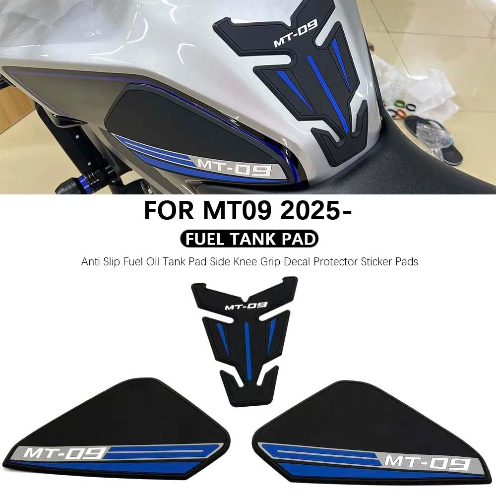 

New Motorcycle FOR YAMAHA MT-09 Accessories Anti Slip Fuel Oil Tank Pad Side Knee Grip Decal Protector Sticker Pads mt09 2025-