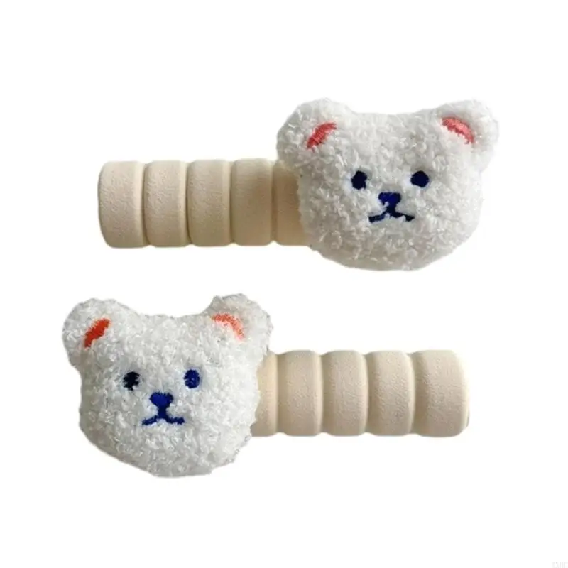 

Cartoon Door Handle Guard Scratch-resistant for Home and Public Furniture Wall 4XBC