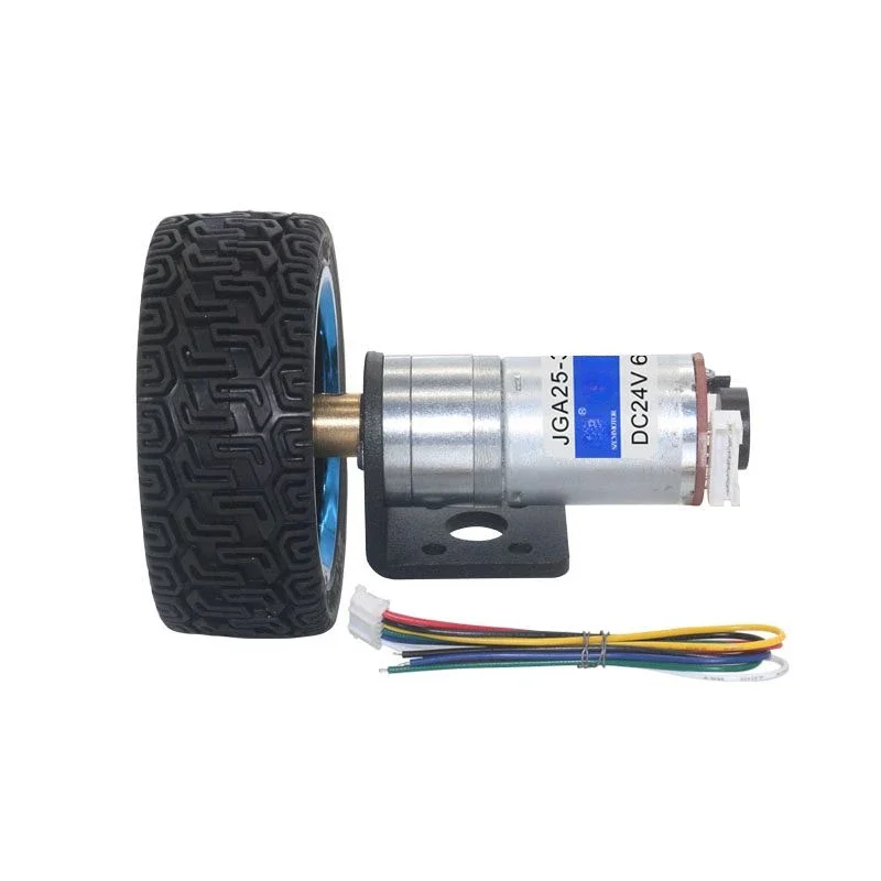 Conversion of JGA25-370 DC Deceleration Motor with Encoder Speed Measuring Code Disk To High Power and Large Torque Balance Car