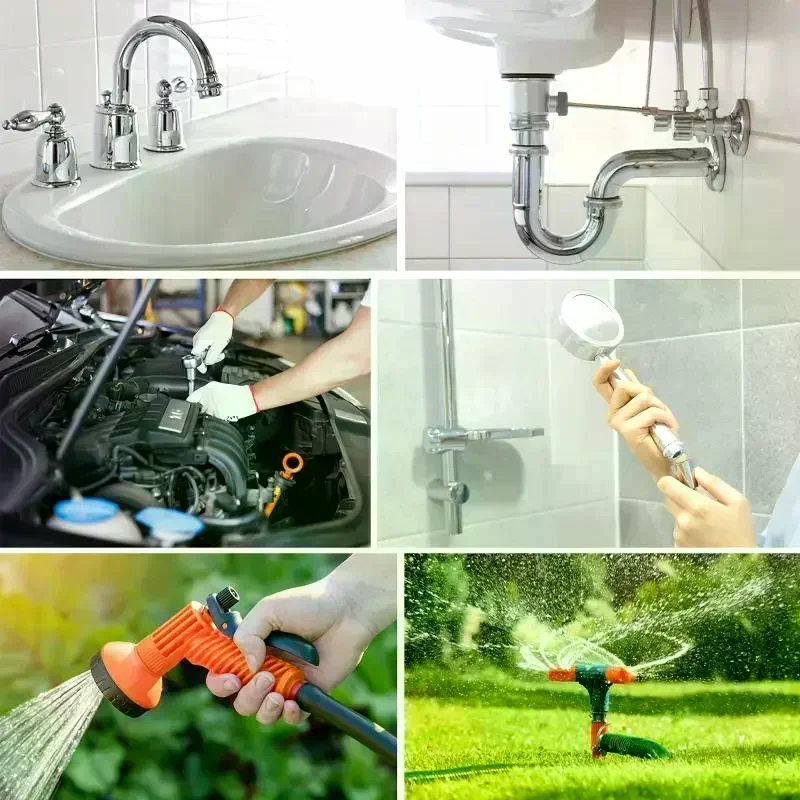225/1200Pcs Nitrile Rubber Round Gasket Sealing O Ring Set Elastic Oil Resist Washer Gaskets Seals For Faucet Plumbing Repair