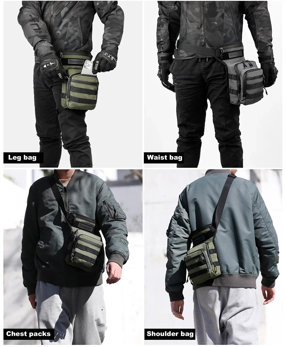 Motorcycle Drop Waist Leg Bag Thigh Belt Hip Bum Waterproof Motorbike Tactical Travel Cell/ Mobile Phone Purse Fanny Pack Bags