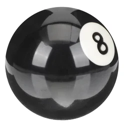 1Pc Large Resin Pool Ball Black 8 Billiard Ball Wear Resistant Replaceable Smooth Snooker Ball Billiard Balls Pool Game