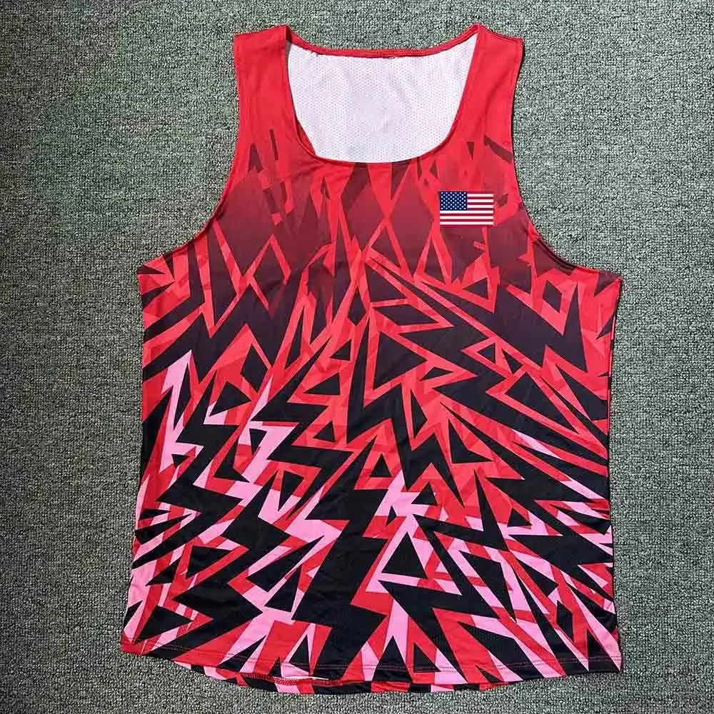 Camiseta de atletismo para hombre, chaleco sin mangas para deportistas, camiseta de Fitness para correr