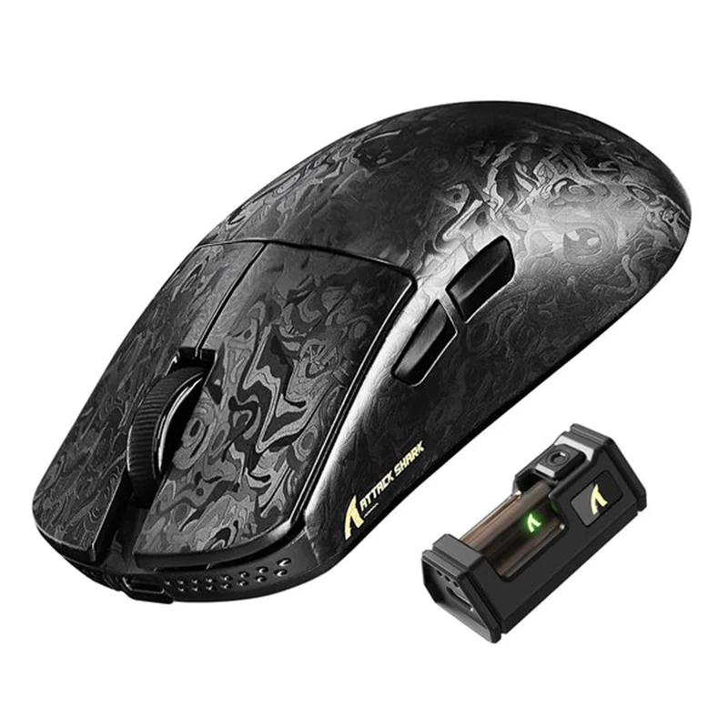 ATTACK SHARK, R11 Ultra, Mouse, PAW3950, Wireless, Gaming, RGB, Tri-Mode