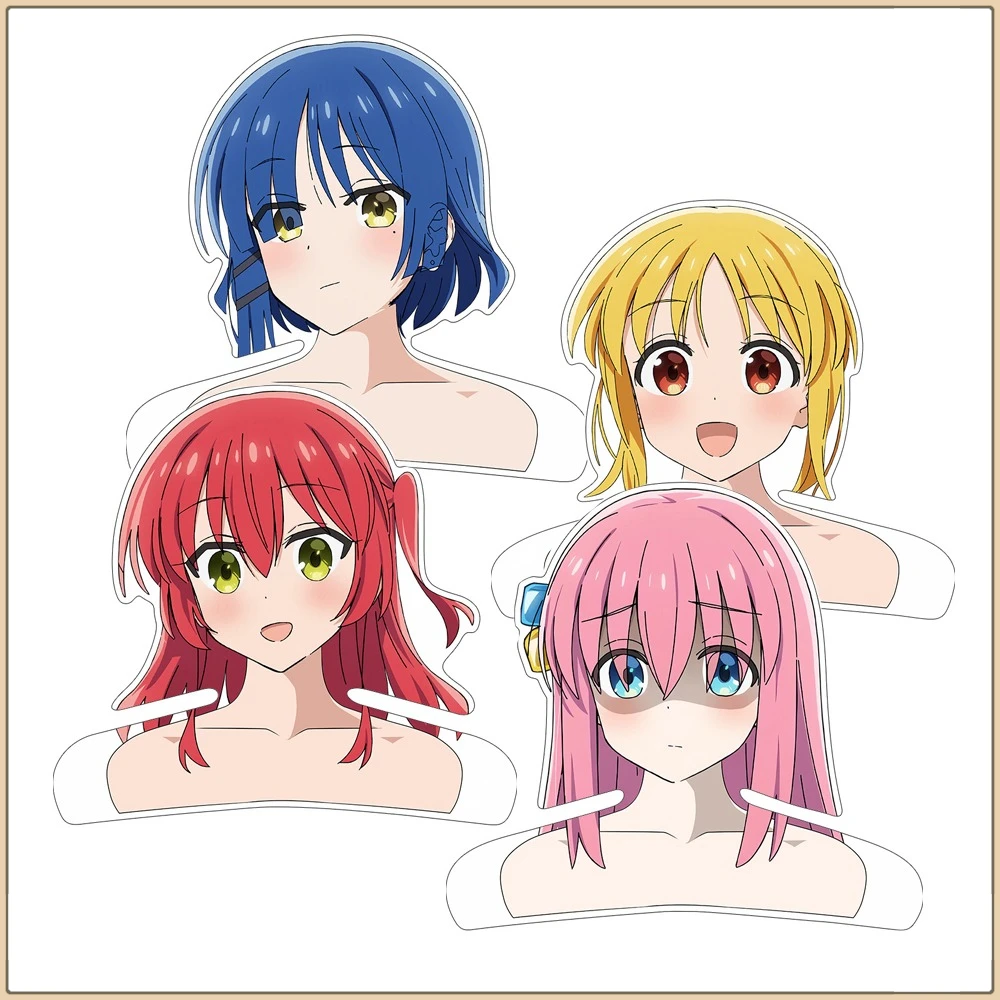 

Bocchi The Rock Anime Peripherals Coat Hanger Ijichi Nijika Yamada Ryo Cute Girls Humanoid Clothes Hangers Bedroom Decoration