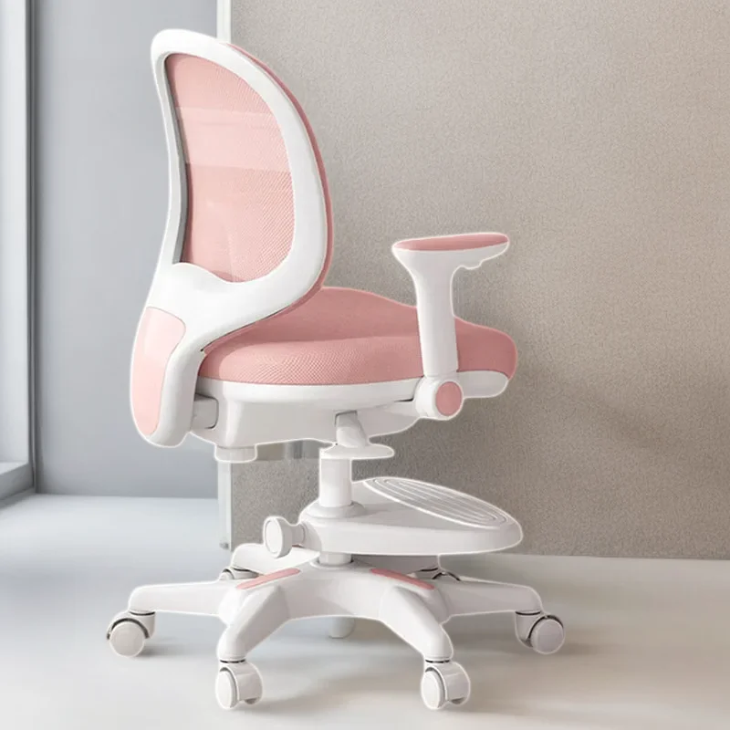 

School Furniture Child Design Chair Children Girl Designer Safety Seats Room Study Armchair Silla De Escritorio Growing Kids