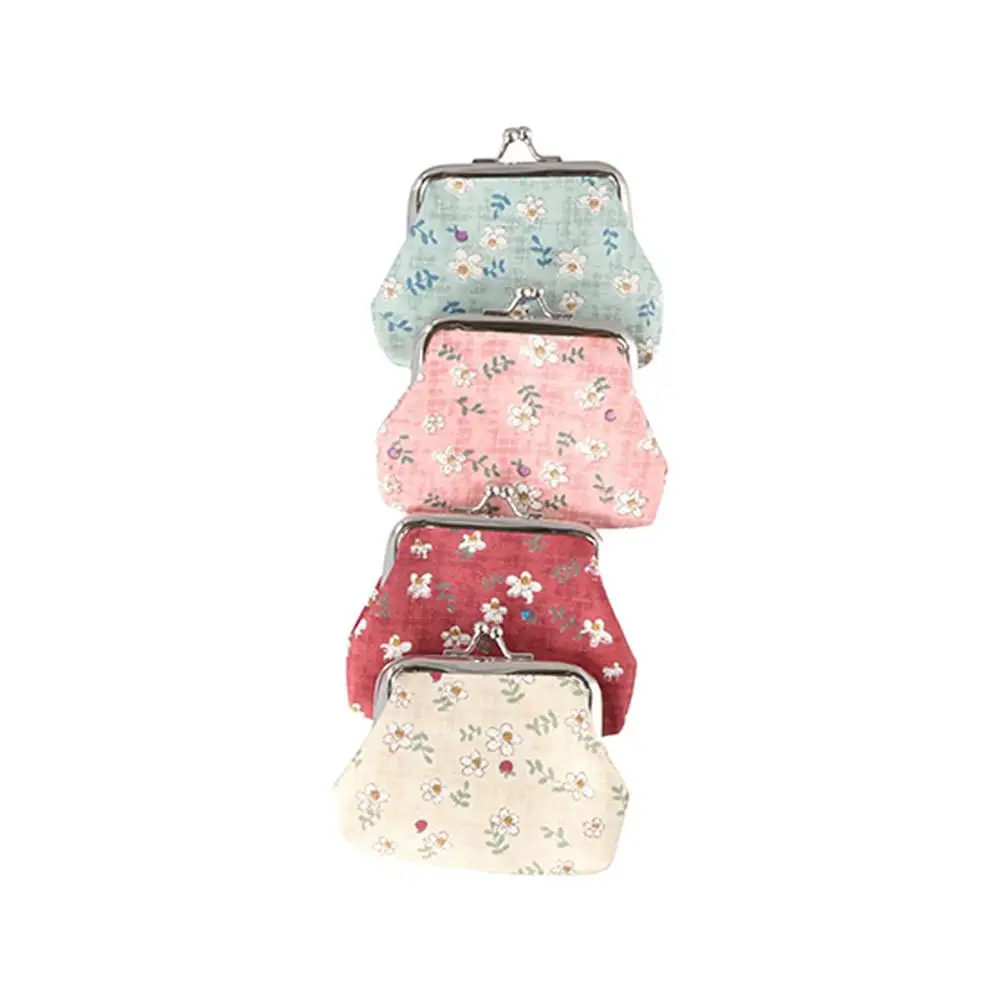Cute Vintage Lady Retro Hasp Purse Clutch Bag Coin Purse Small Wallet Money Clip