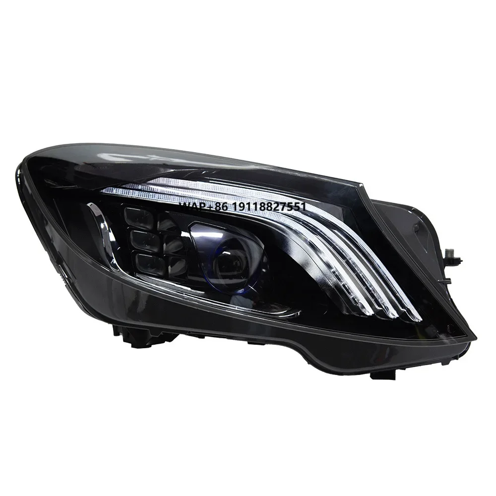 Auto LED Headlight Projector Lens for  S-Class W222 W223 S350 2013-2020 Dynamic Signal Head Lamp Drl Automotive