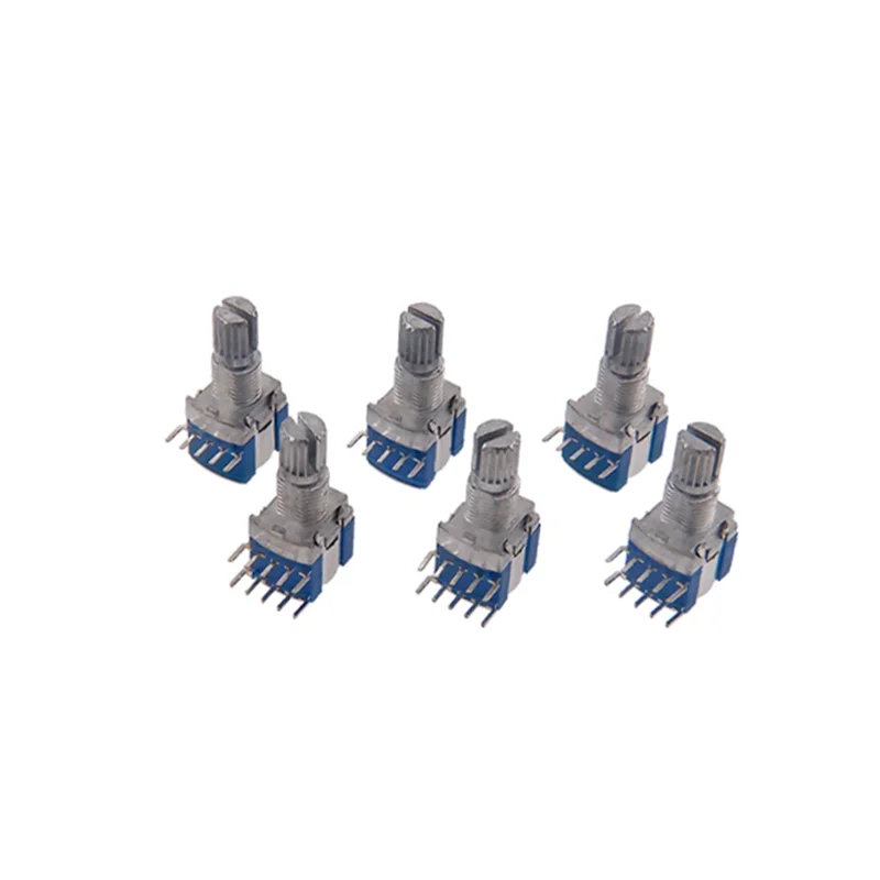 5pcs RS1010 Plum Shaft 15MM Band Rotary Gear Change Switch 1Pole 2 1Pole 3Position 1Pole 4 1Pole 5 2 Pole 2 Position