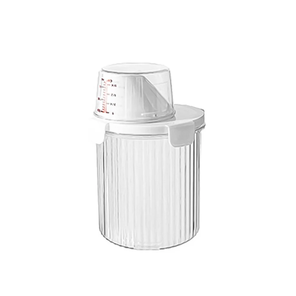 

Dry Food Storage Container Clear Container Airtight Bin Cereal Organizer Dry Food Storage Easy Dispensing Food Management