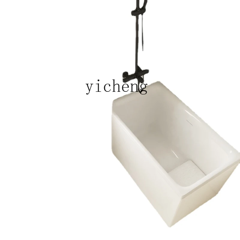 Xl Integrated Independent Household Small Apartment Acrylic Lingna 85cm Small Bathtub 1.2 M