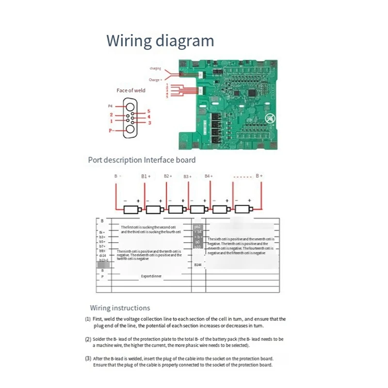 Battery Bms For Ninebot Mini Pro Balancing Scooter Vehicle Accessories 54V Lithium Battery Pcb Protection Board