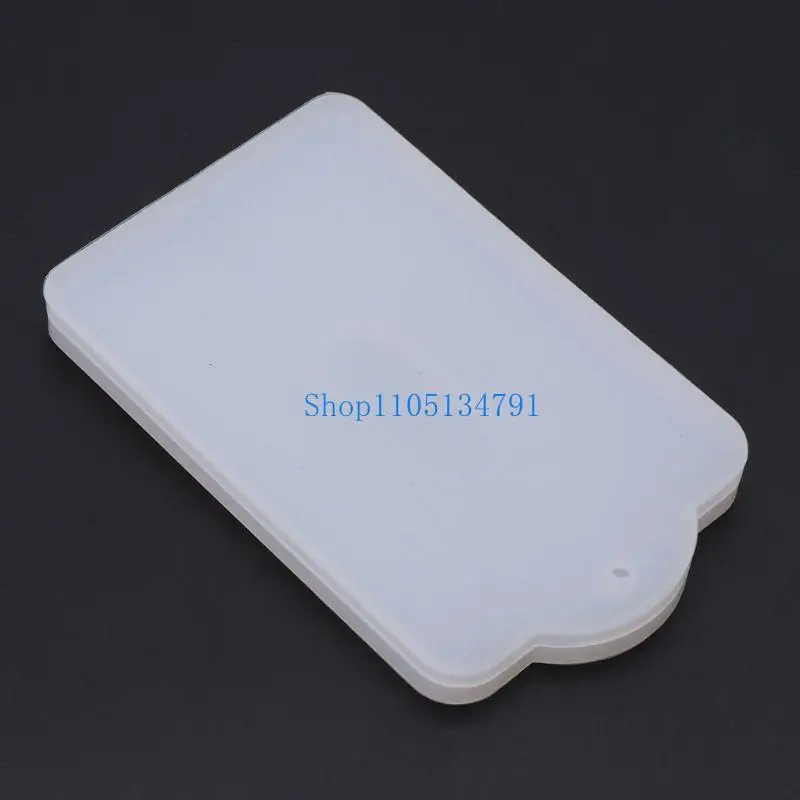 98km 2pcs غطاء بطاقة العفن DIY ايبوكسي راتنج حامل الأشعة فوق البنفسجية الغراء القوالب السيليكون للتخزين