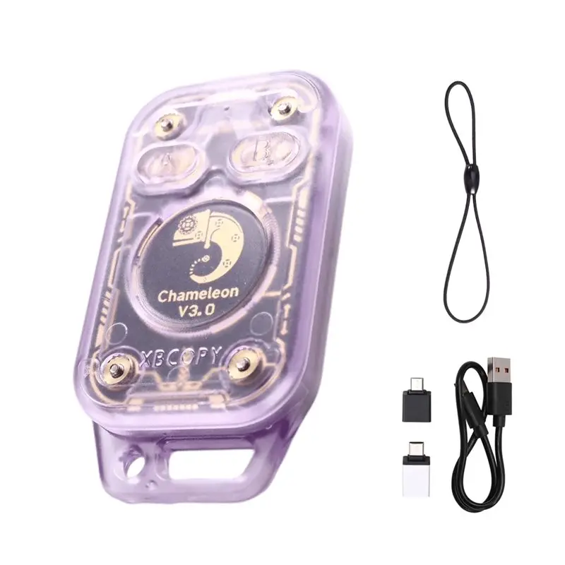 

[LXYA68Z!] Chameleon V3.0 125Khz 13.56Mhz RFID Smart Chip Reader Writer Reader Emulator ID IC Card Tag Copyer Copier