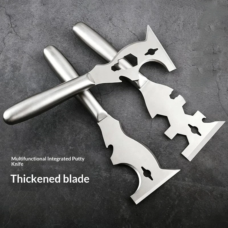 Putty Knife Paint Scraper Tool Multifunction Painters Knife Taping Knife For Removing Caulk Painting Wood And Wallpaper