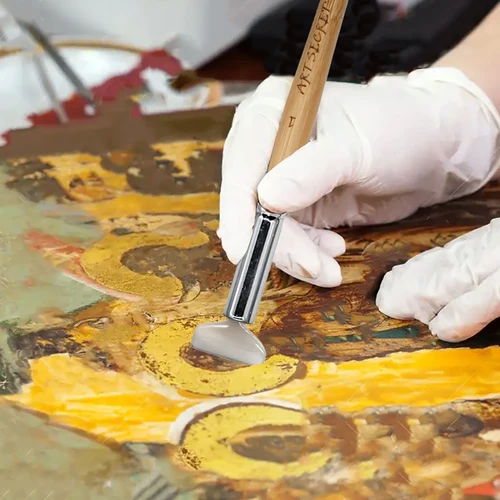 Imagen 2 del producto ArtSecret AG01 Pulidores de ágata para lámina dorada, bisel plano redondo curvo, encuadernación de hojas doradas y plateadas, herramientas artesanales