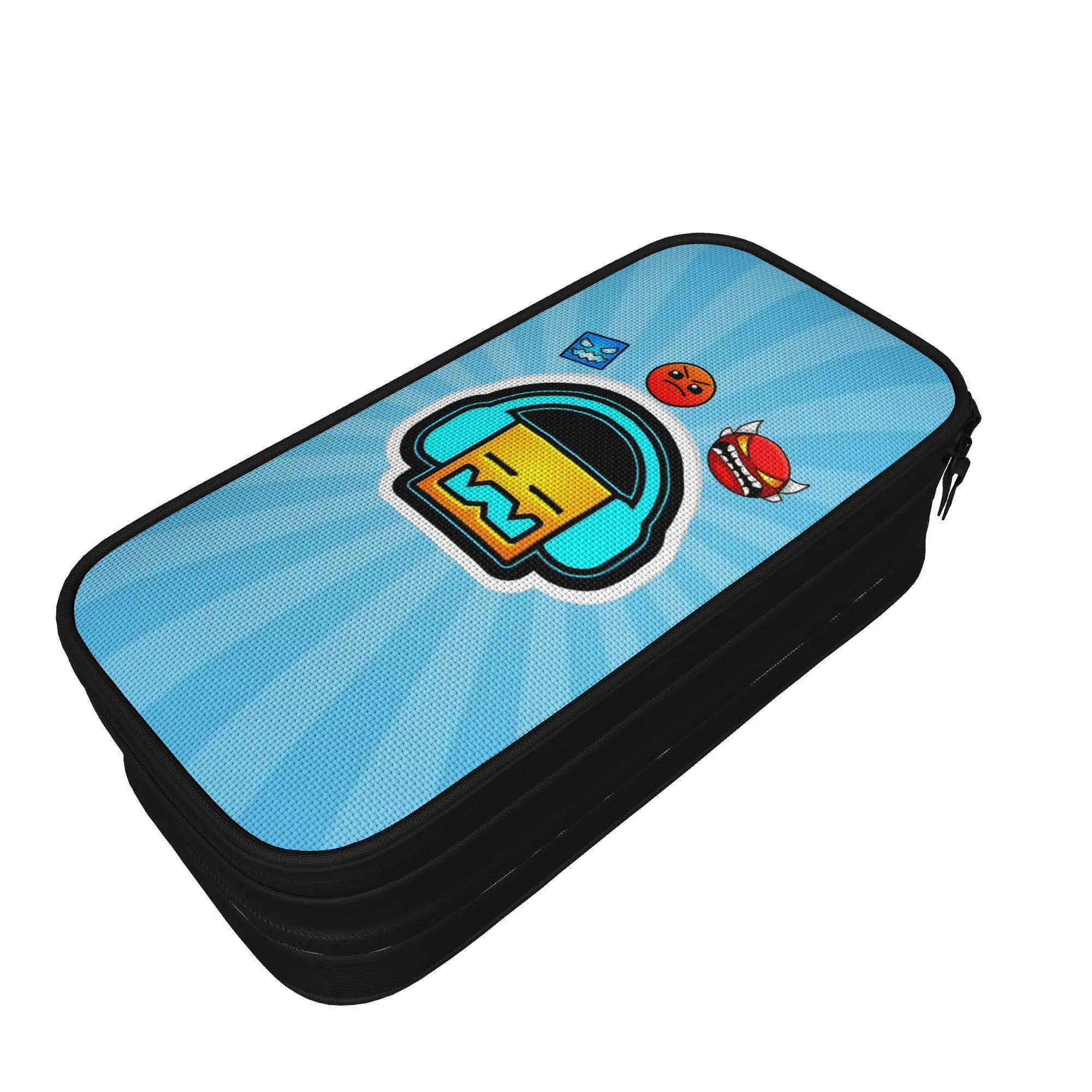 Geometrys Dashs Game Pencil Case New   Pen Holder Pencil Bags for Student Large Storage Office Zipper Pencilcases