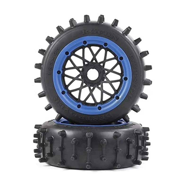 ROFUN upgraded Baja 5B large nail tire front tire assembly HPI gasoline electric version 953221