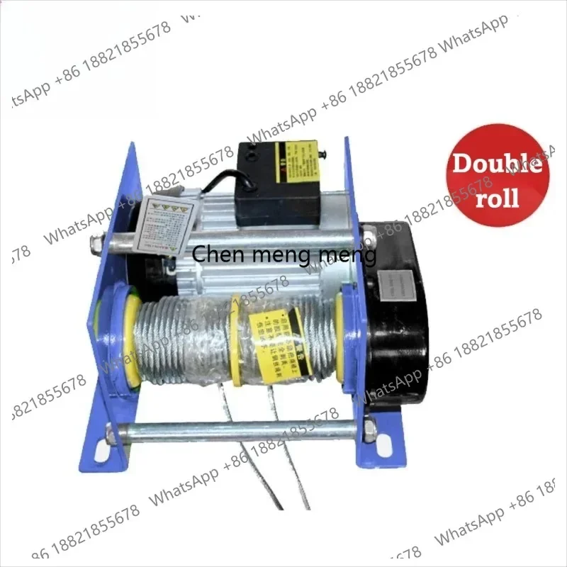 

New arrive German Design 220V Electric Winch 1Ton Micro Hoist for Home Building Decoration Small Crane Lifting System