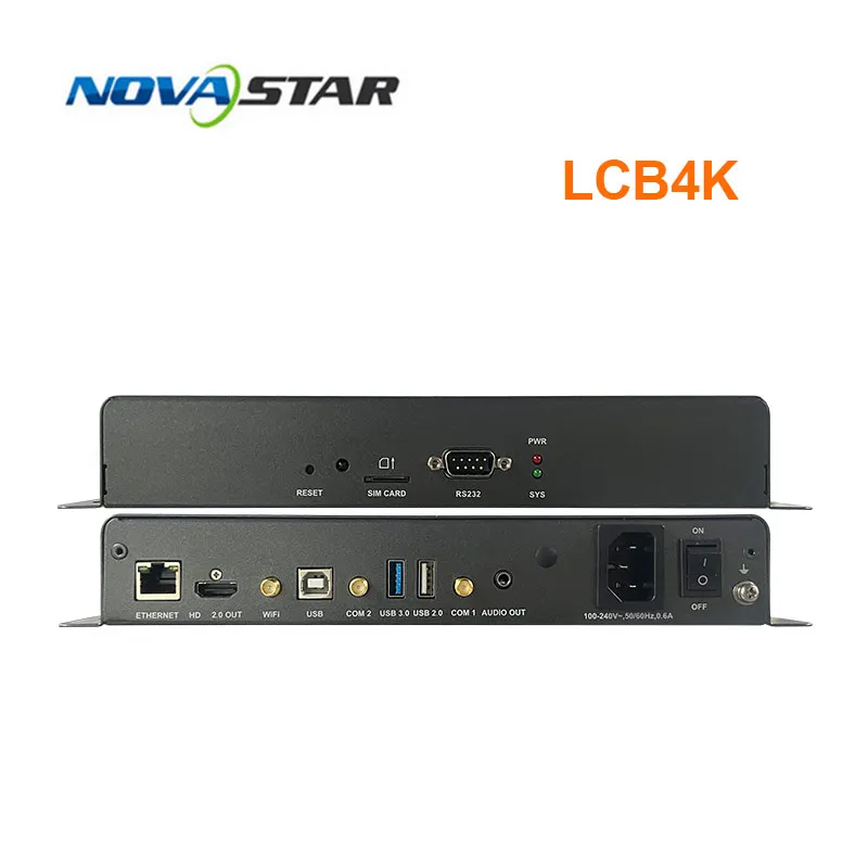 Novastar LCB4K LCD Multimedia Player Support Synchronous Playback Across Multiple Screens for LCD LED Large Display