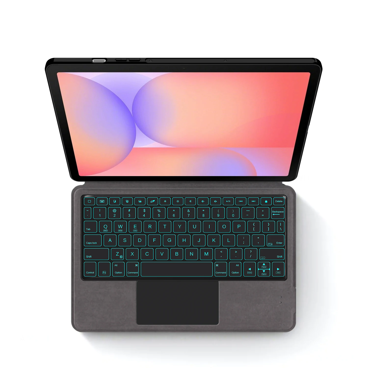 AJIUYU Backlight Keyboard Cover For Samsung Galaxy Tab S10 Lite 10.9 Inch 2025 SM-X400 Tablet Keyboard Holder Case With TrackPad