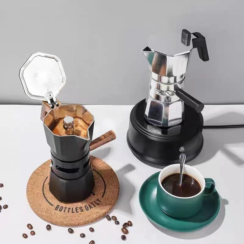

New temperature-controlle machine pot, double-valve mocha pot, pot, greasy coffee machine