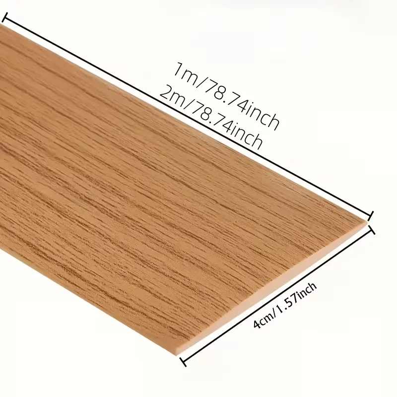 1PC PVC Floor Transition Strip - Ideal for  Interior Wall and Baseboard Decoration, Durable Seam Covering for Home and Construct