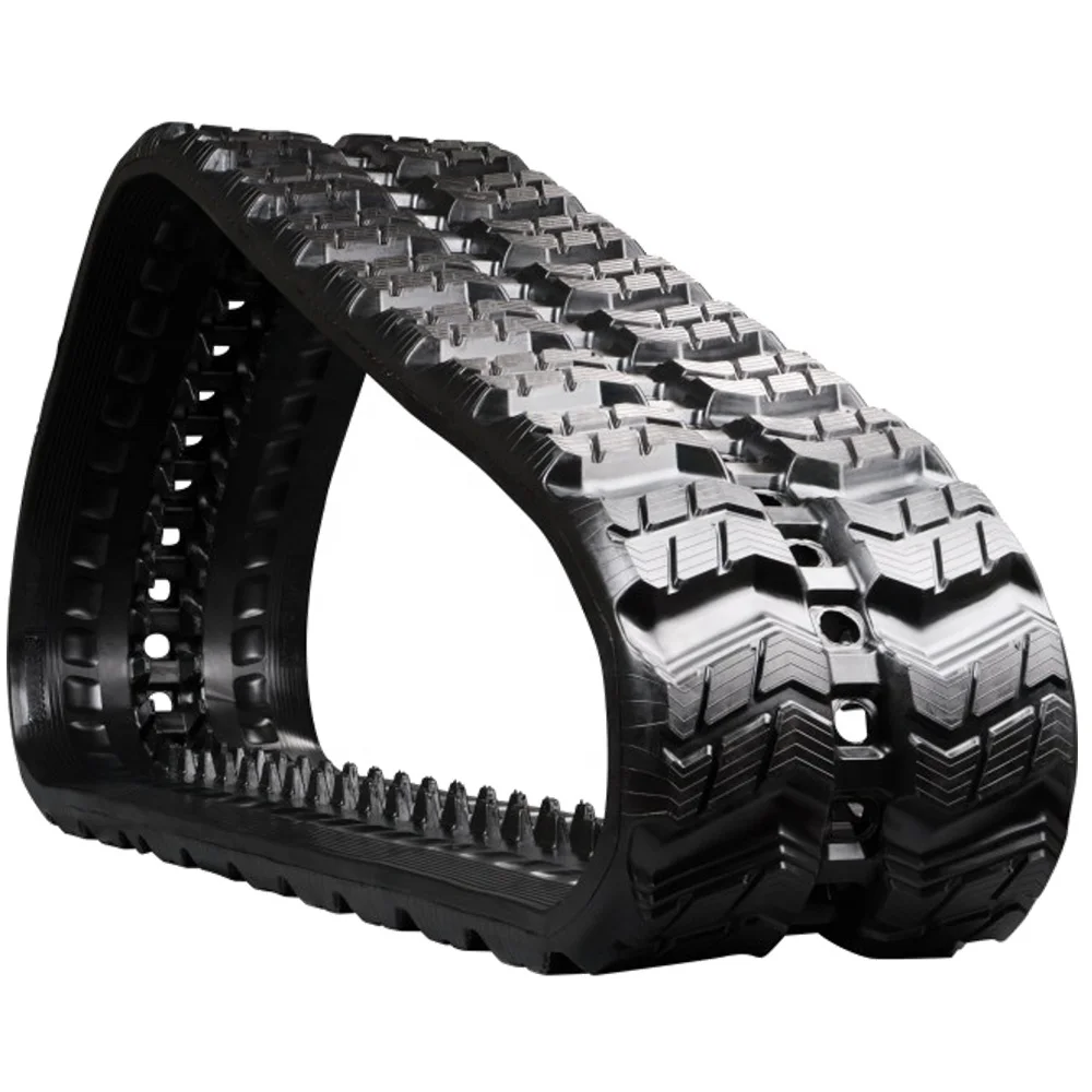 200x72x42 260x109x37 280x106x35 420x100x54 500x90x50 Undercarriage System Triangle Rubber Track For Mini Excavators 400cb